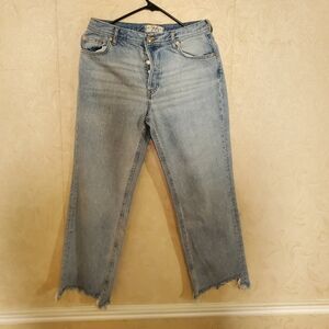 We The Free Women's Straight Leg Jeans in Light Blue